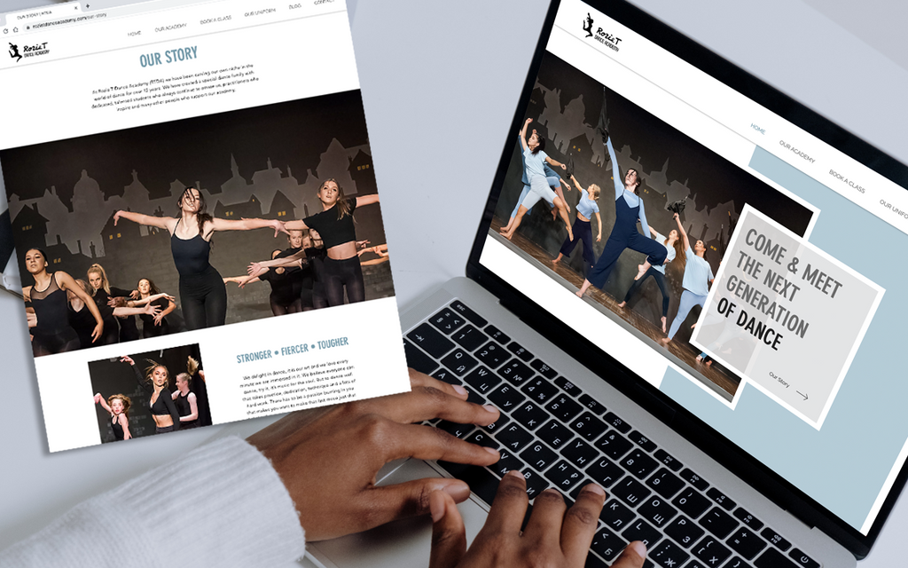 Website Makeover for RozieT Dance Academy