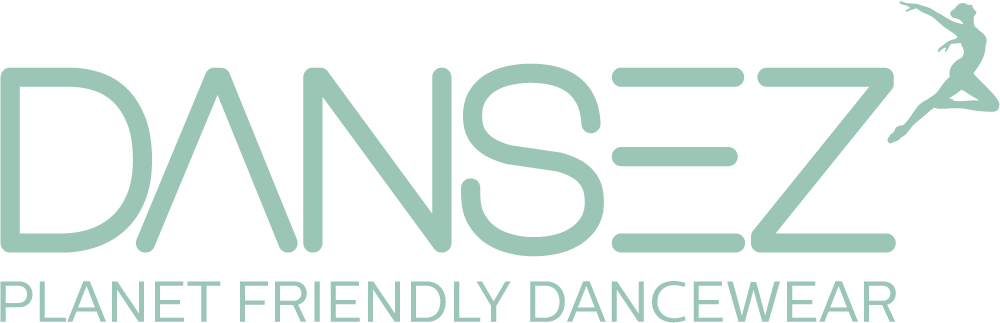 Dansez logo in green with streamline