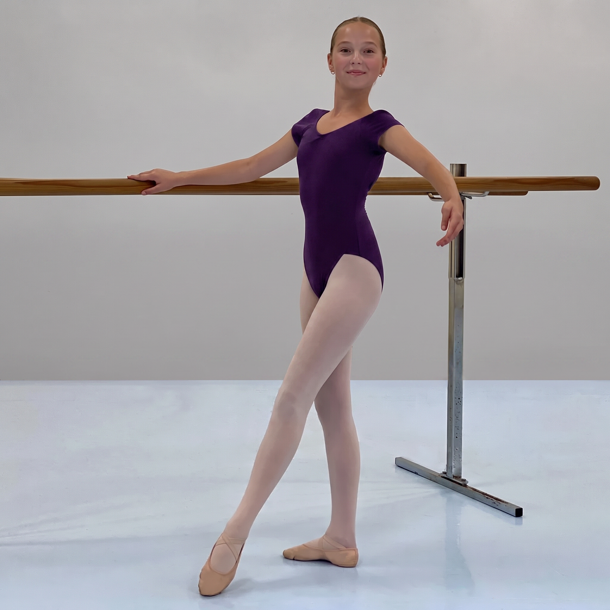 MIBE - ELEVATE & ELITE Uniform - NB16C Leotard Purple