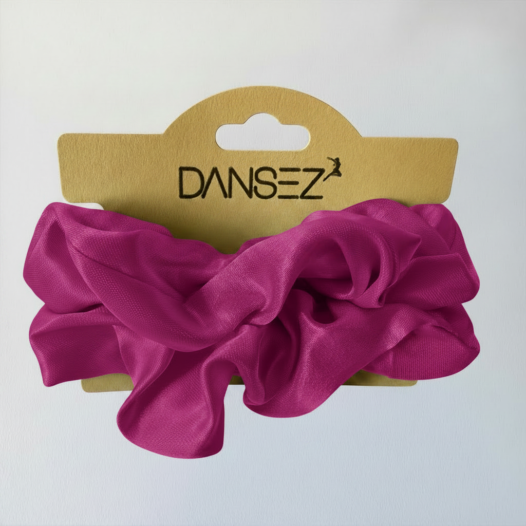 Dansez Scrunchie Deep Magenta Pink