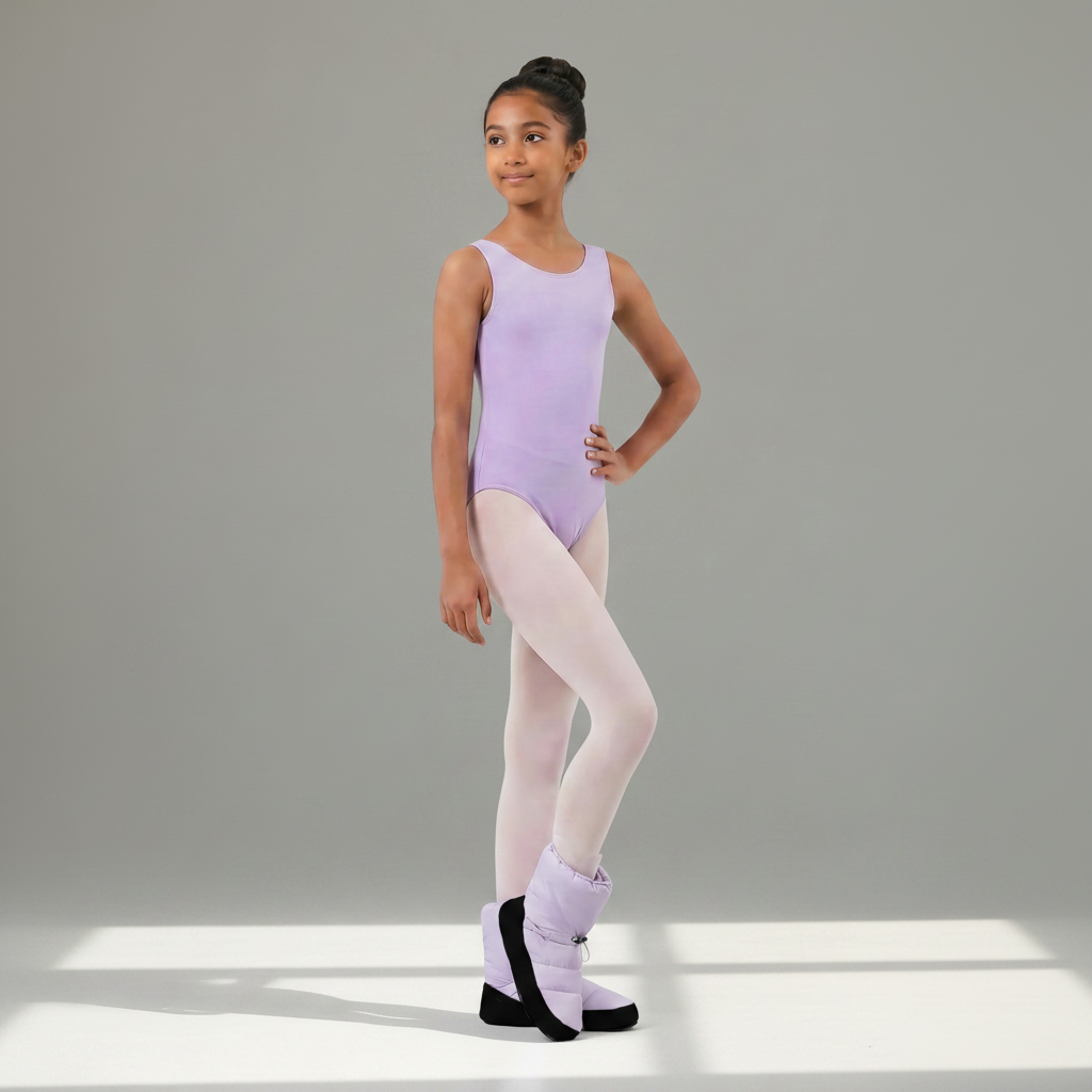 Lavender Leotard with Booties - Shopify Square Format