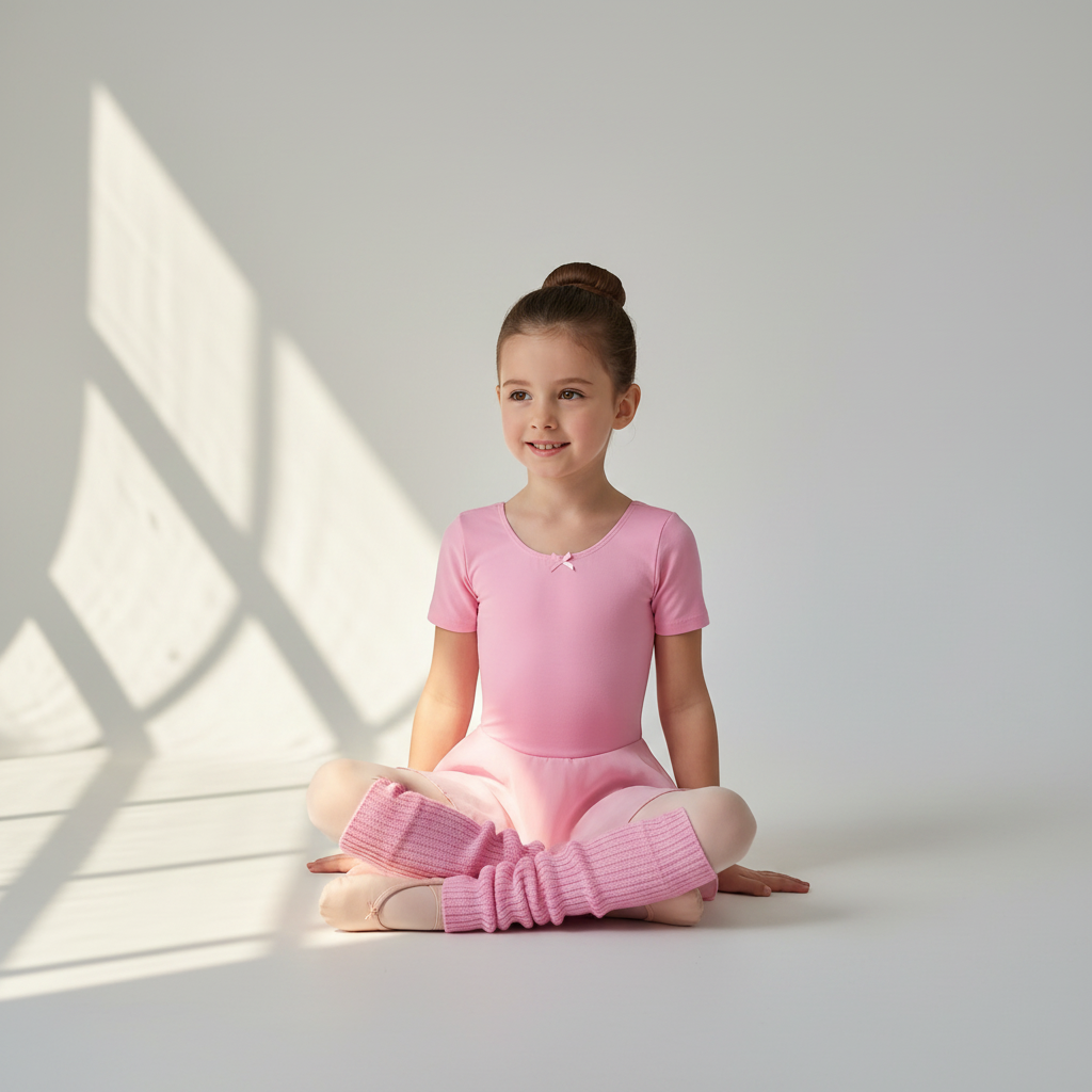 Pink Legwarmers - Seated