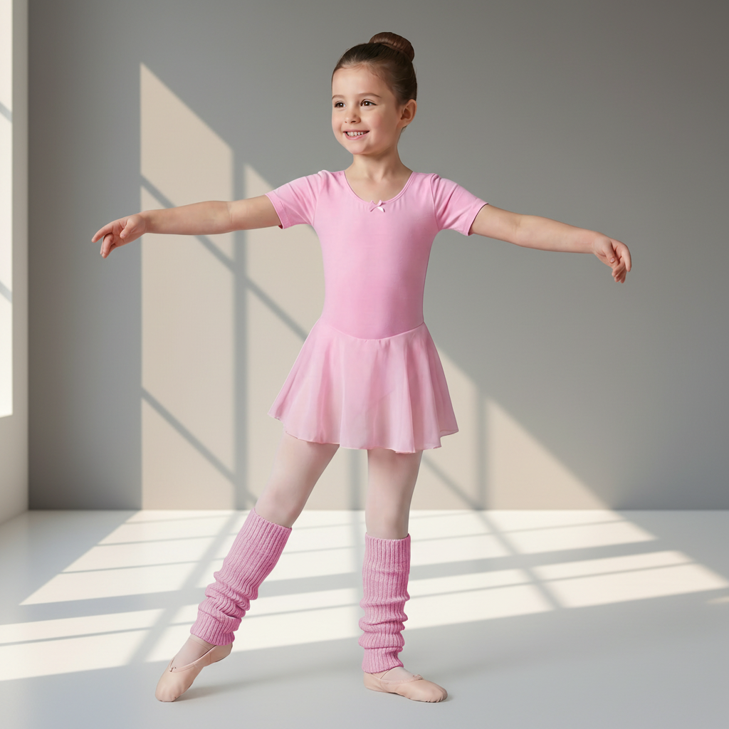 Pink Legwarmers - Studio Background