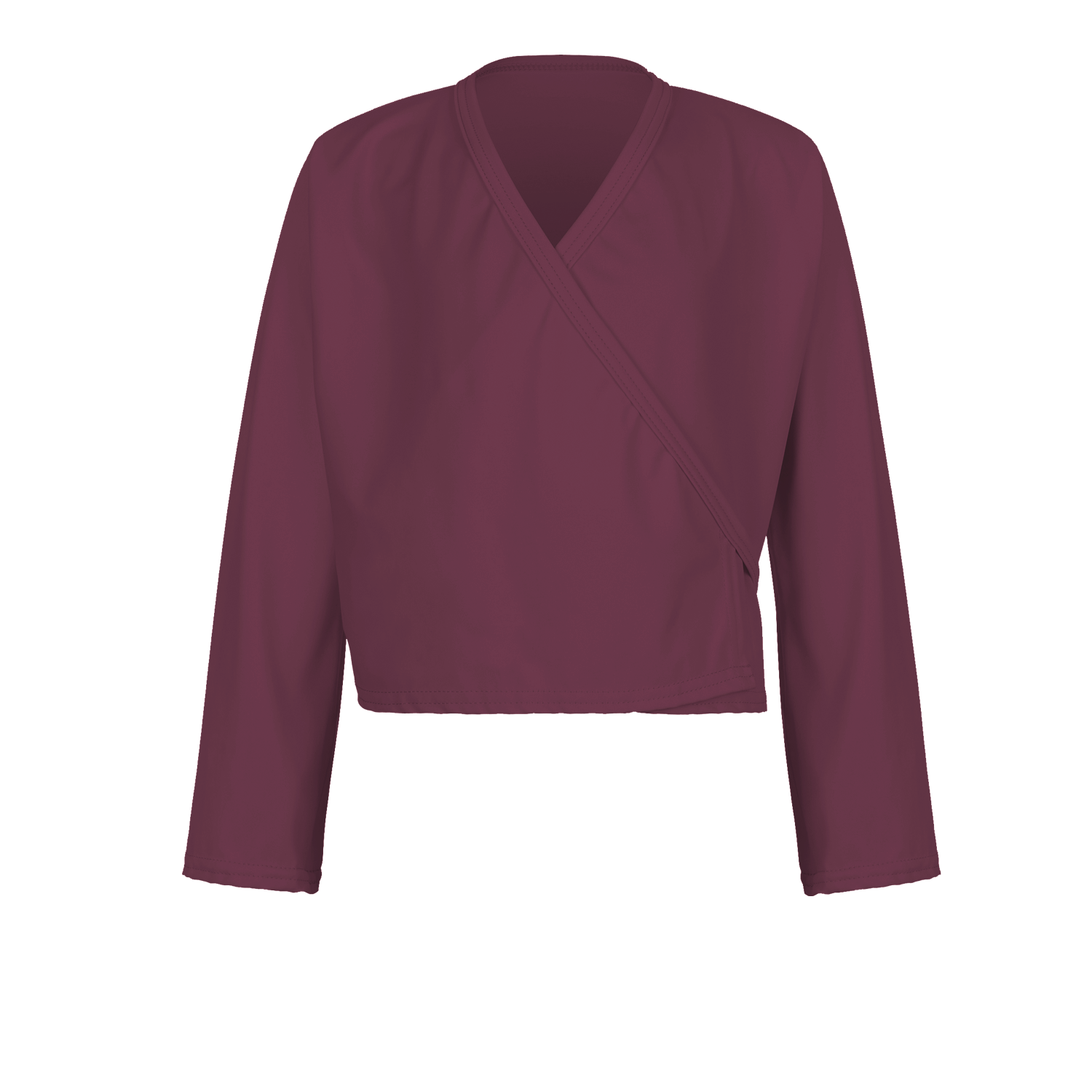 Rhodes Academy - Wrap Cardigan Burgundy
