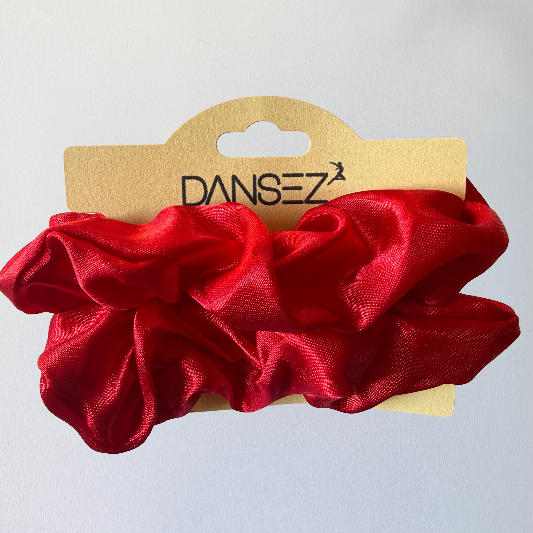 Bright Red Scrunchie Set