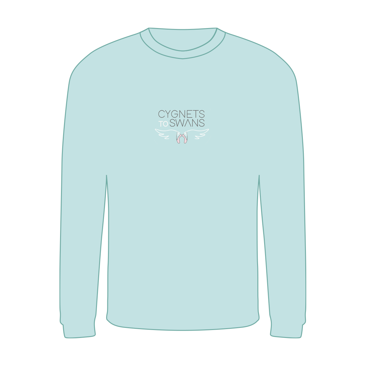 Cygnets to Swans Uniform Sweatshirt Mint Green