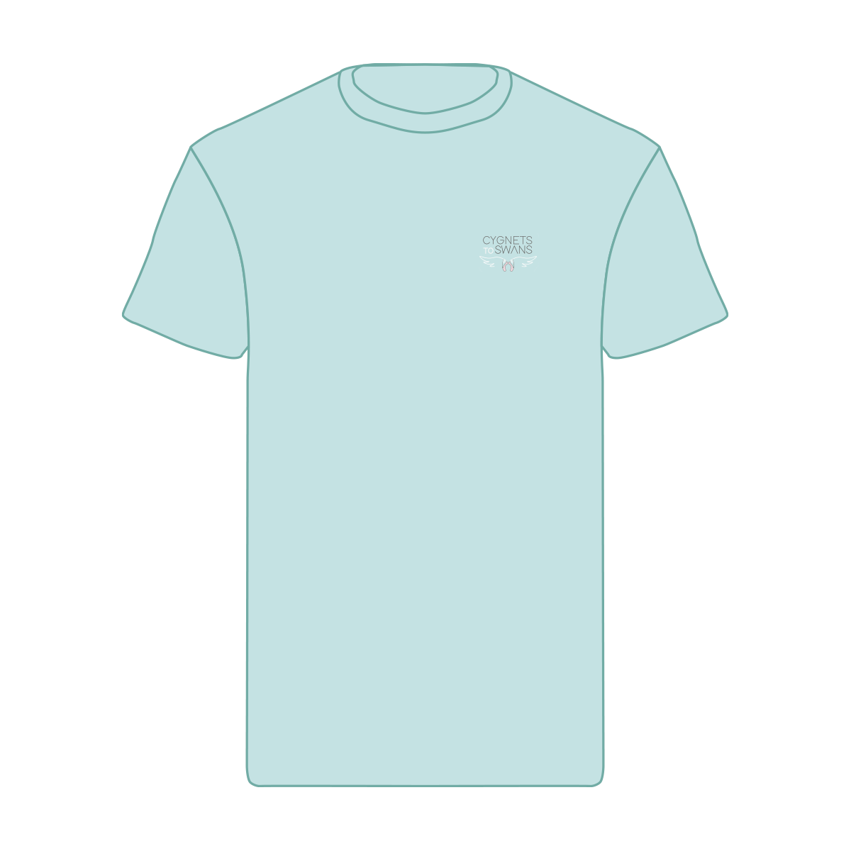 Cygnets to Swans Uniform T-Shirt Mint Green (Adult)