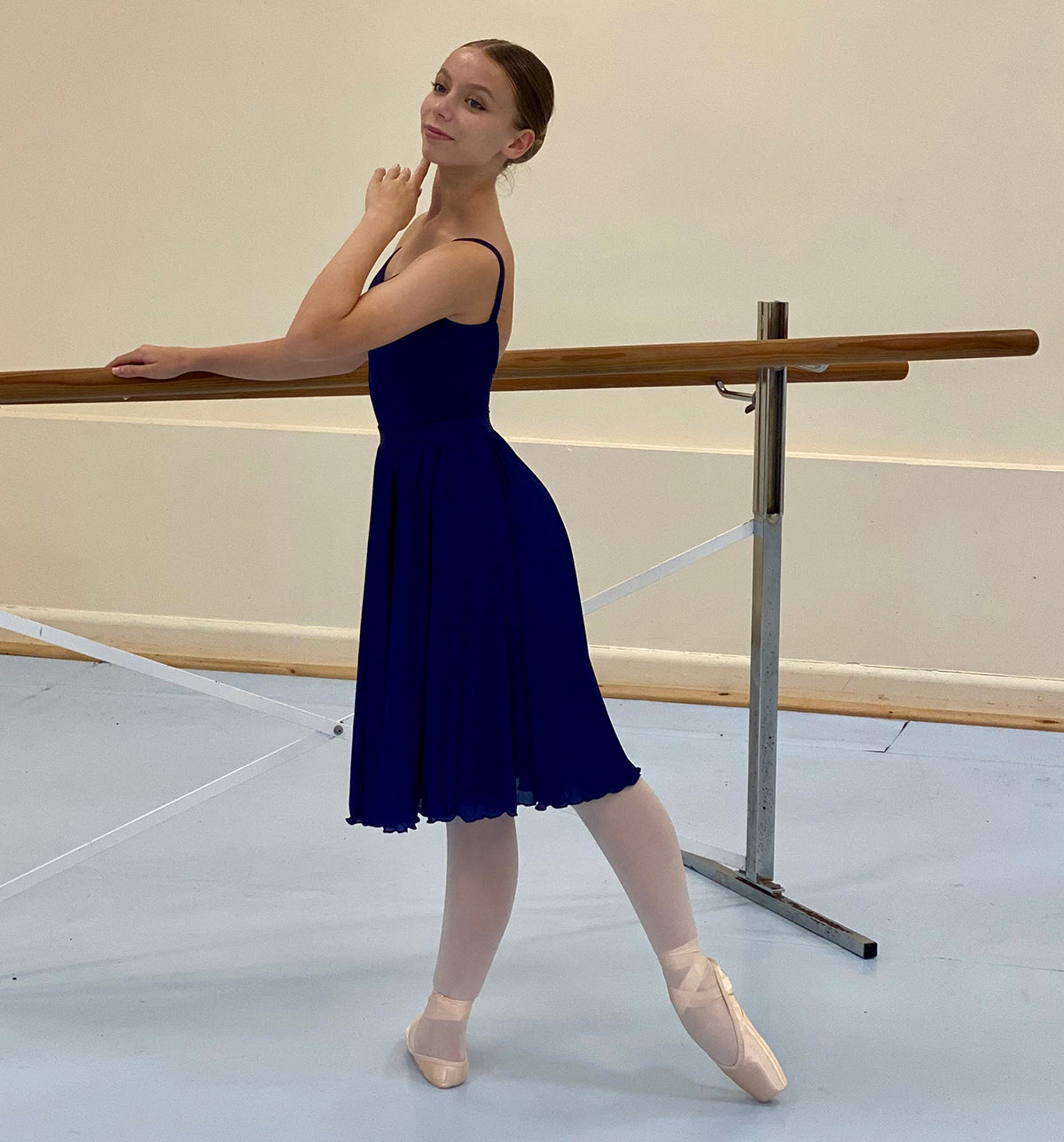 MIBE Full Circular Dance Skirt - Vocational uniform - Navy