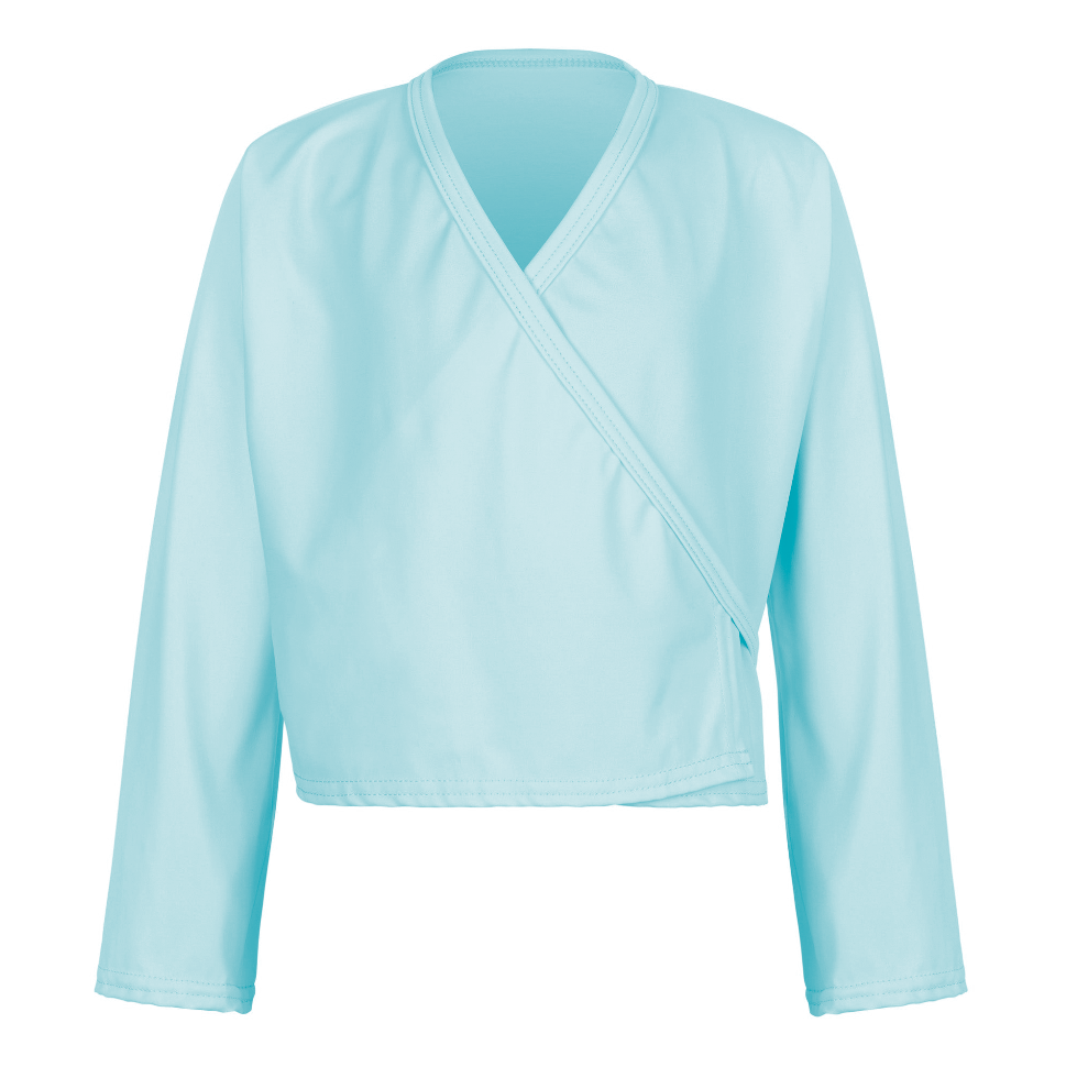 Cygnets to Swans Cross Over Wrap Cardigan Green