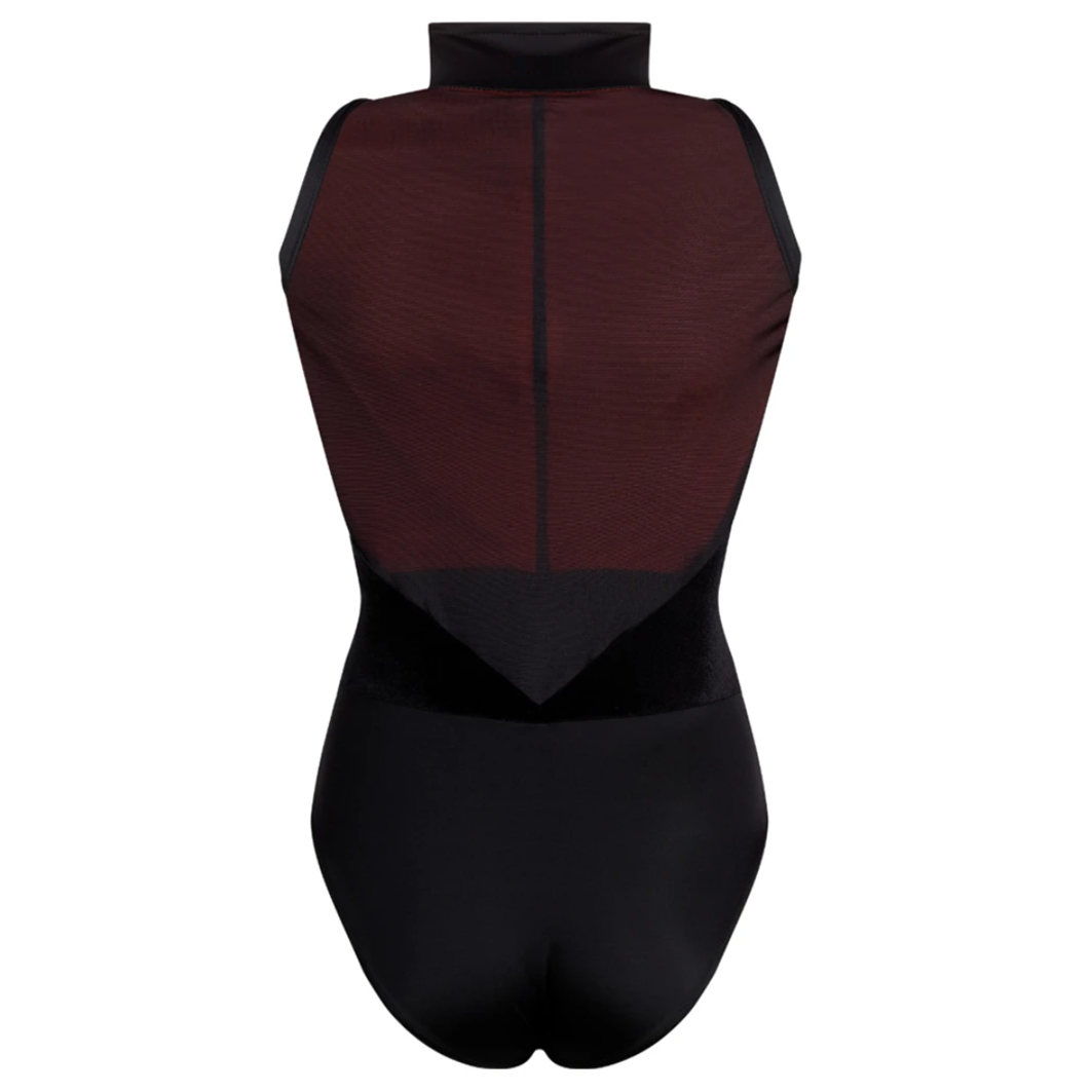 ROZIET Uniform Zip Front Leotard