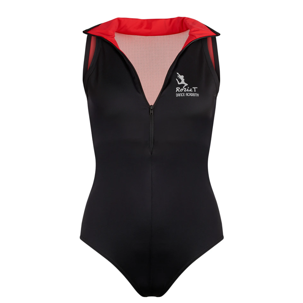 ROZIET Uniform Zip Front Leotard