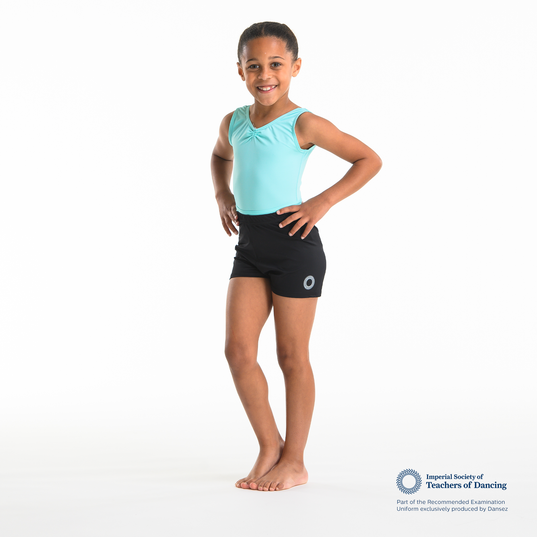 ISTD Unisex Fitted Dance Shorts (Girls Fit Young Dancer)