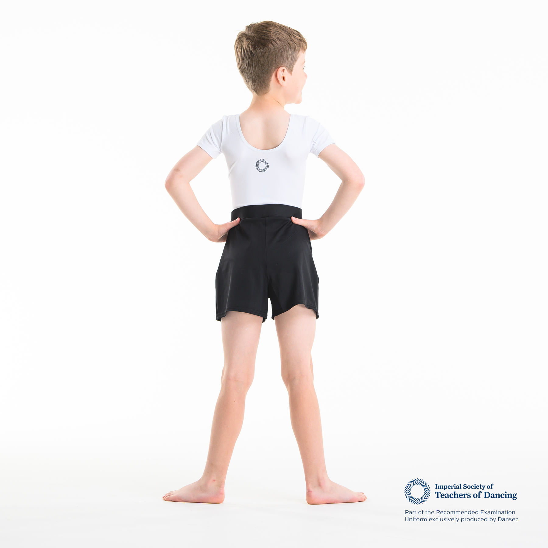 ISTD Full Bottom Leotard - Light Green (Boys Young Dancer)