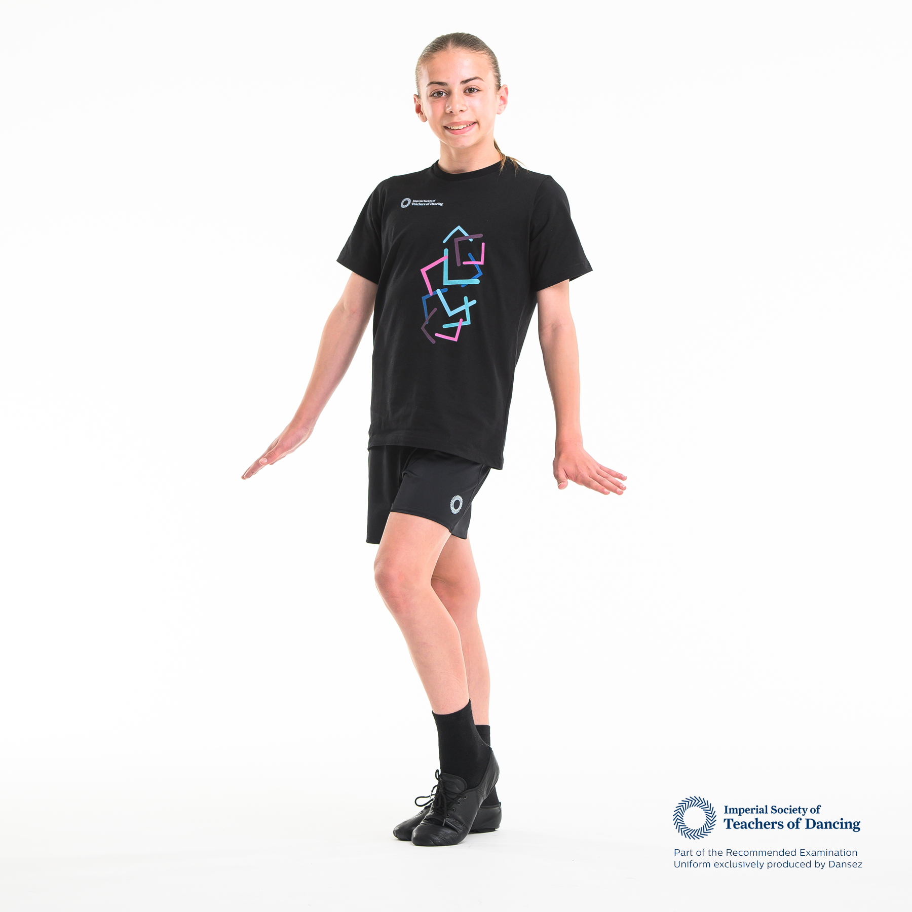 ISTD Unisex T-Shirt Black (Junior Dancer)