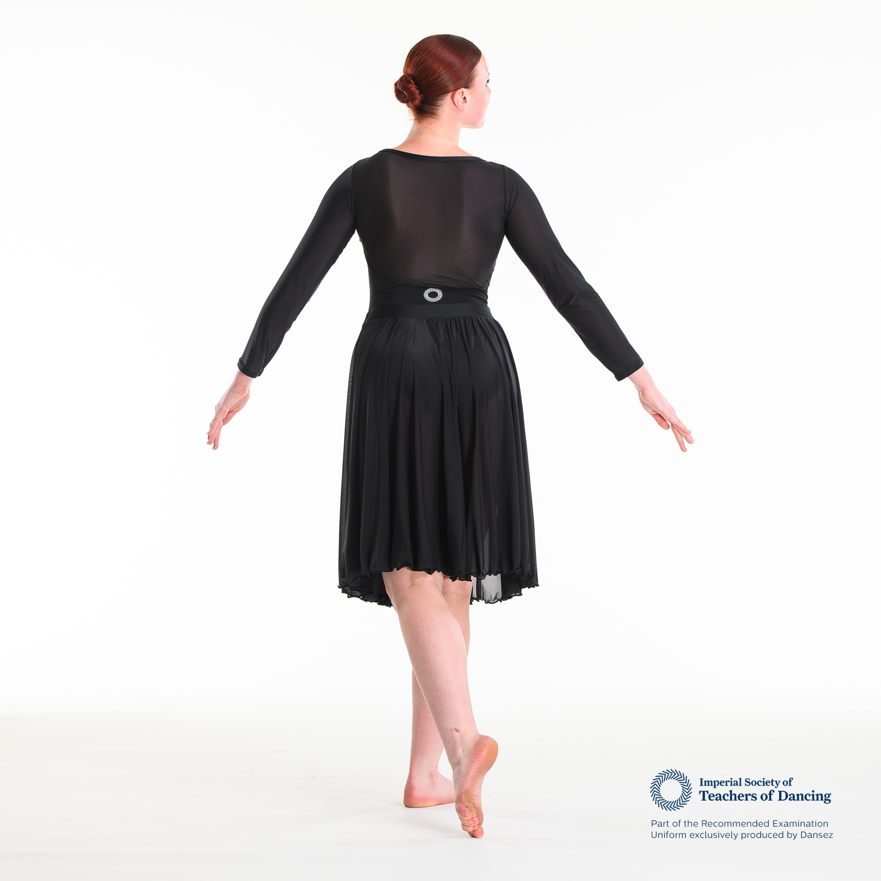 ISTD Leotard V.8 Boatneck - Black (Teachers)