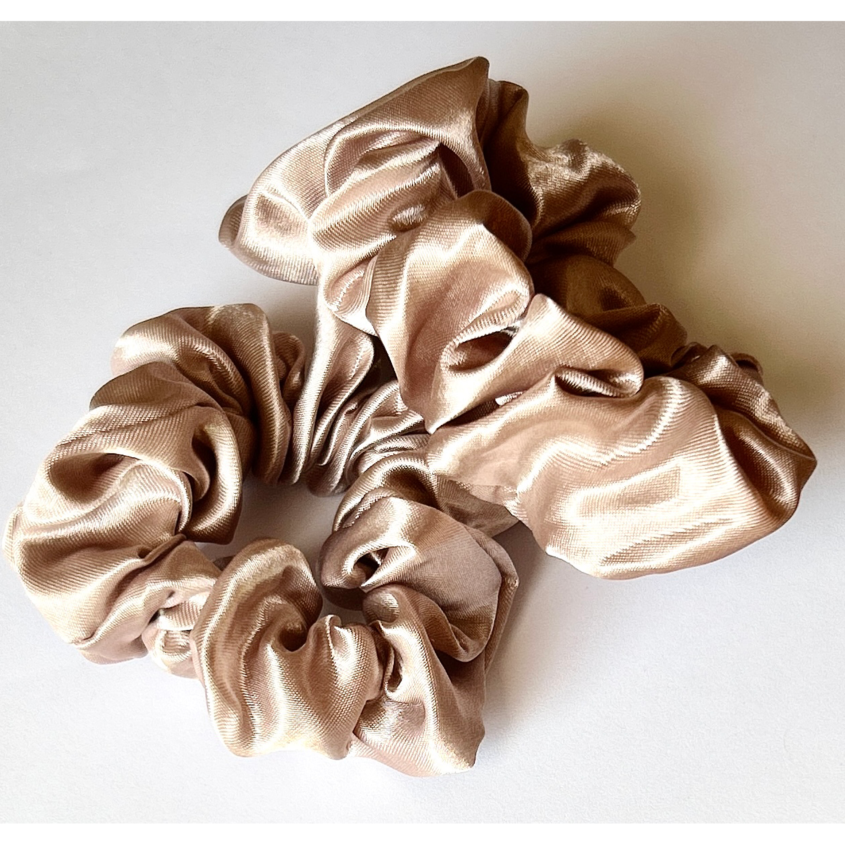 x2 Luxury Satin Feel Hair Scrunchies