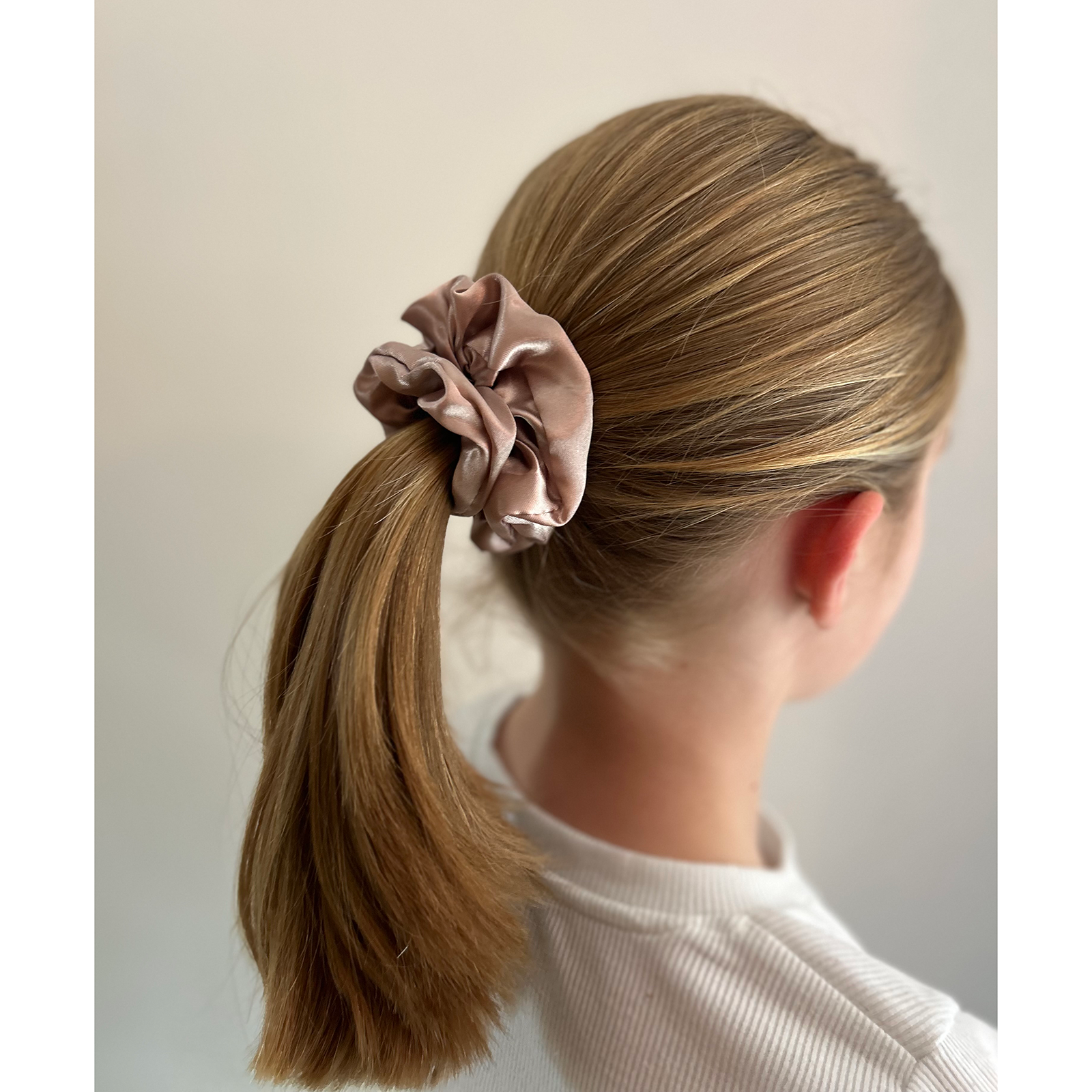 x2 Luxury Satin Feel Hair Scrunchies