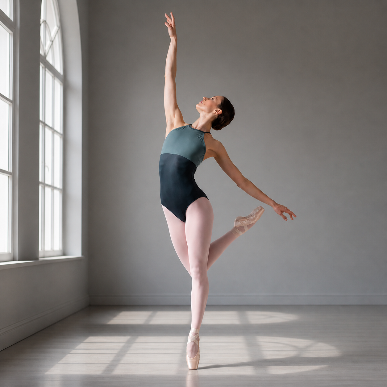 Ballet Tights Pink Footed
