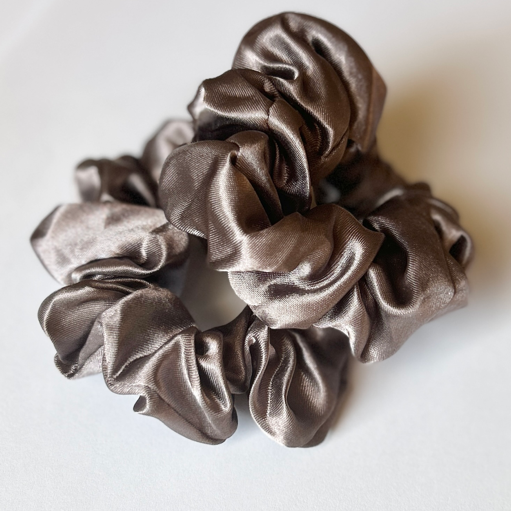 x2 Luxury Satin Feel Hair Scrunchies