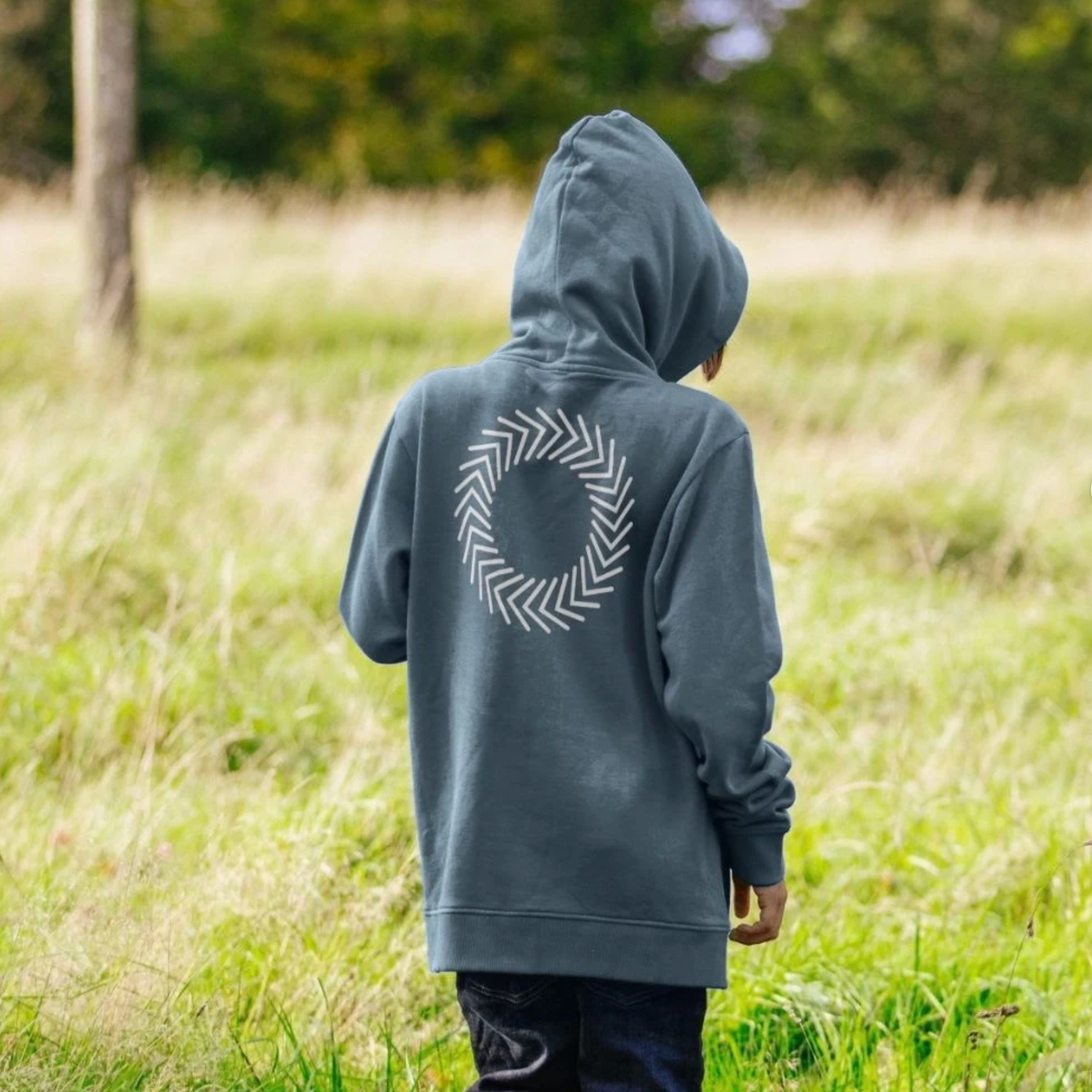 ISTD Children's Hoodie - Stone Blue - New Style