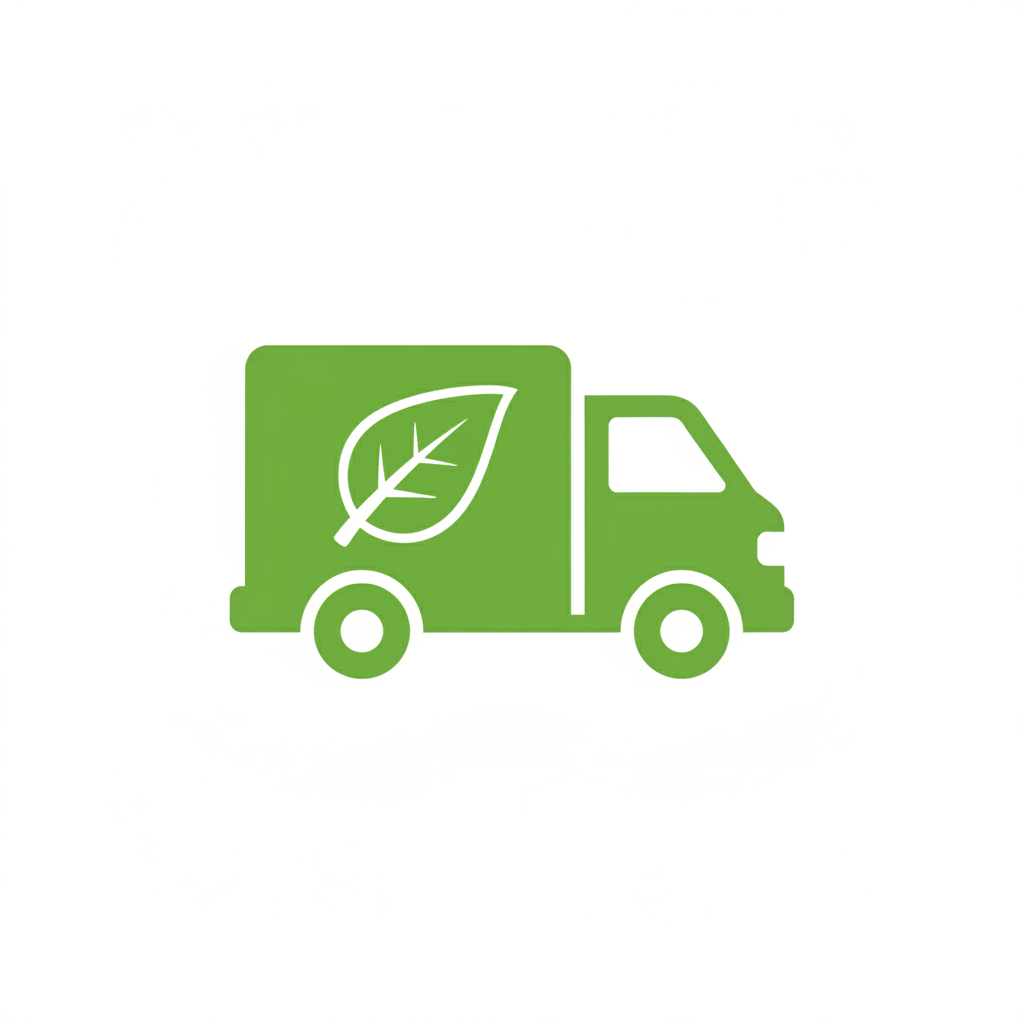 Green Sustainable Delivery Icon