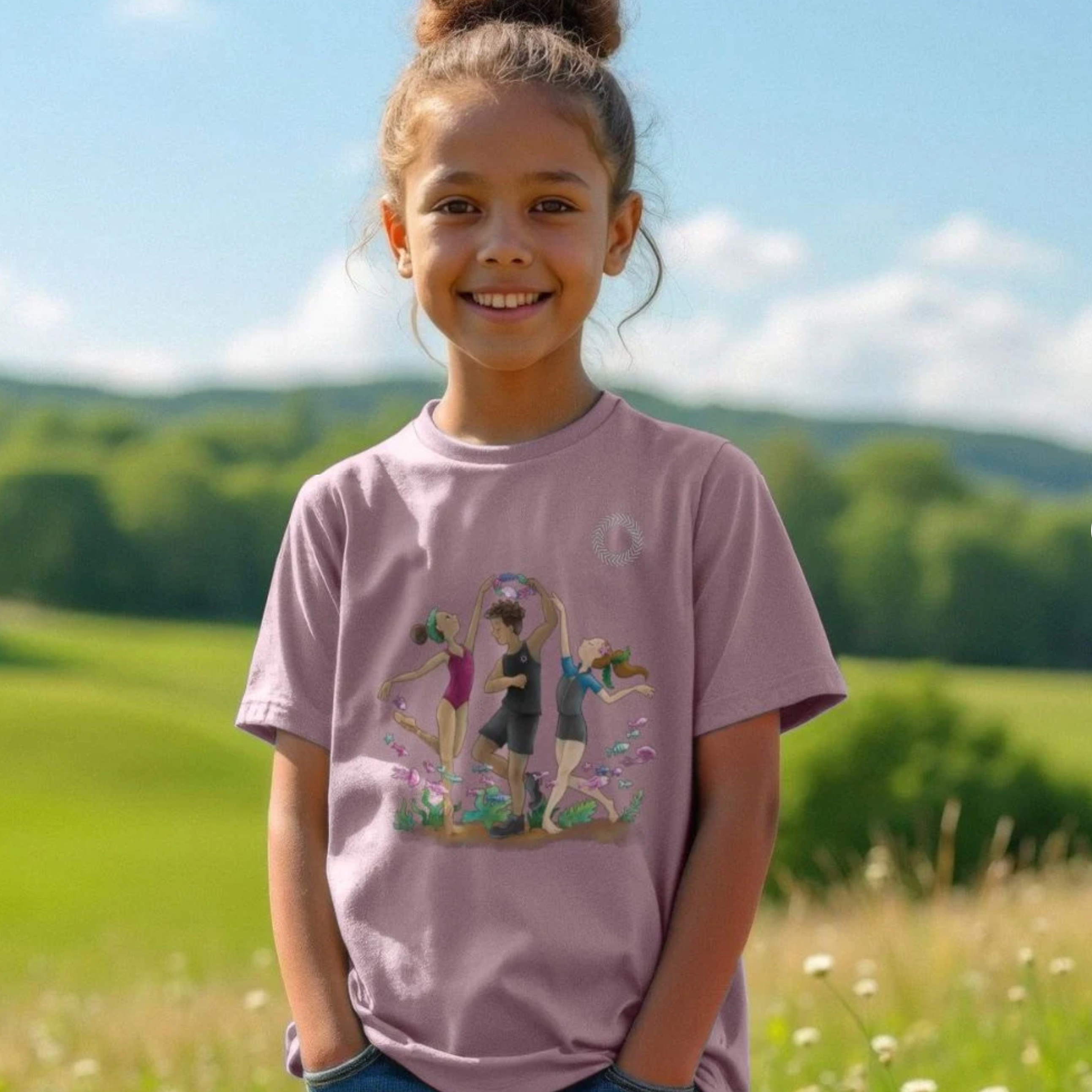 ISTD Children's T-Shirt - Mauve - New Style