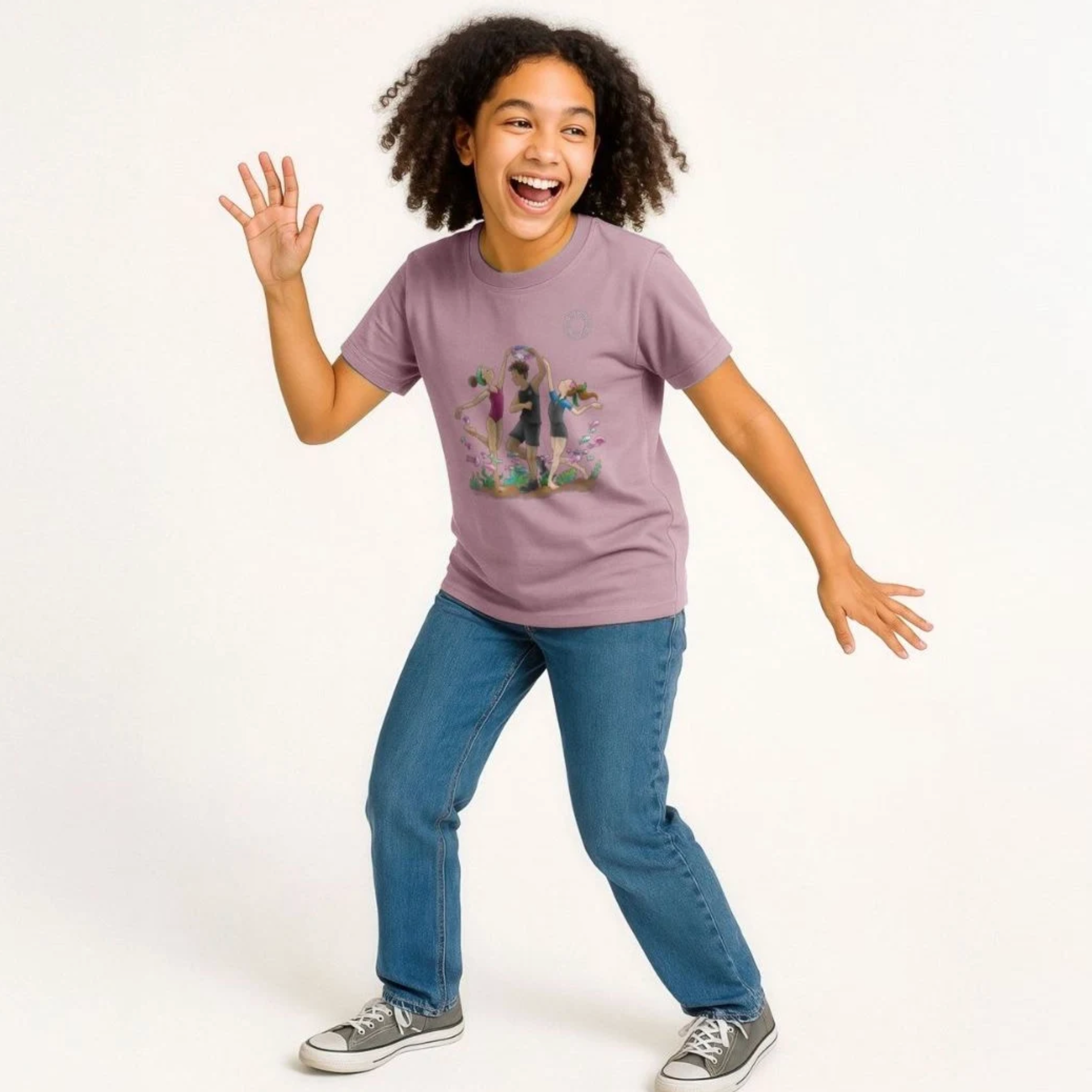 ISTD Children's T-Shirt - Mauve - New Style